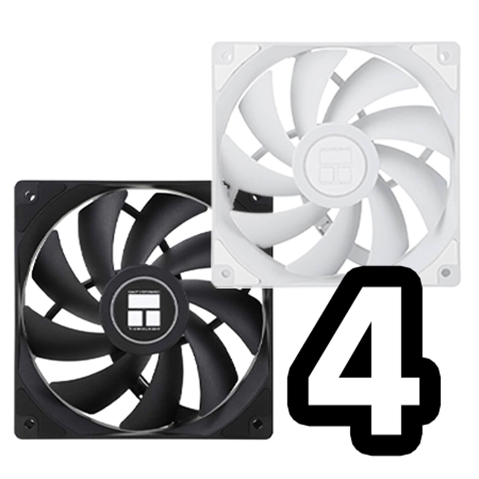 [Thermalright] TL-C12C PWM (블랙/화이트) 4EA +