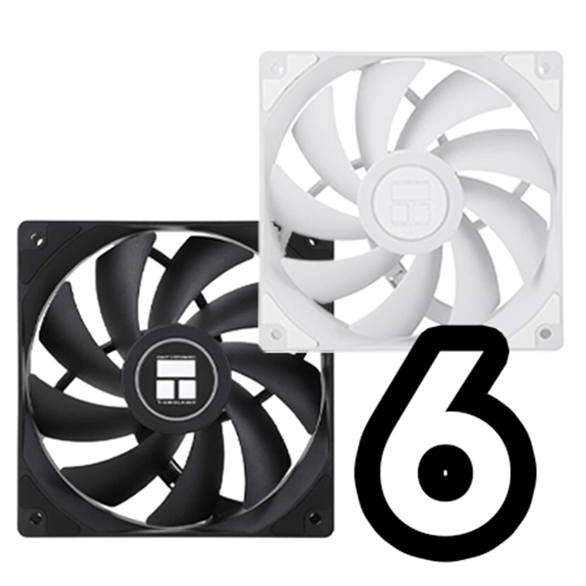 [Thermalright] TL-C12C PWM (블랙/화이트) 6EA +