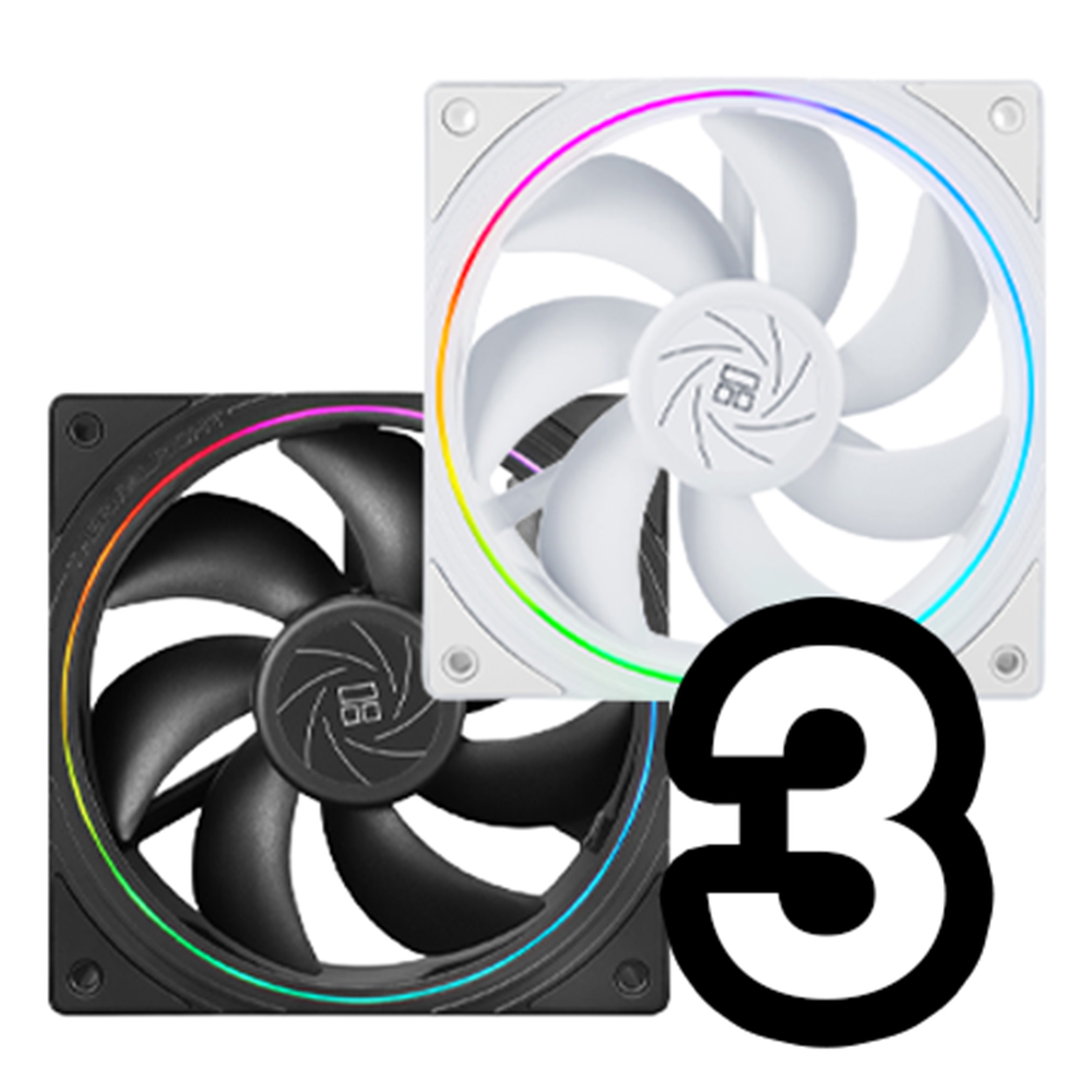 [Thermalright] TL-S12 ARGB 시스템쿨러 (블랙/화이트) 3EA +