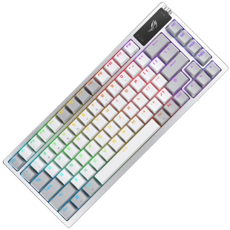 [ASUS] [기계식 키보드] ROG AZOTH WHITE PBT 유무선 한글 (STORM축) +