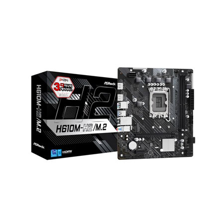 [ASRock] H610M-H2/M.2 D4 (블랙) +