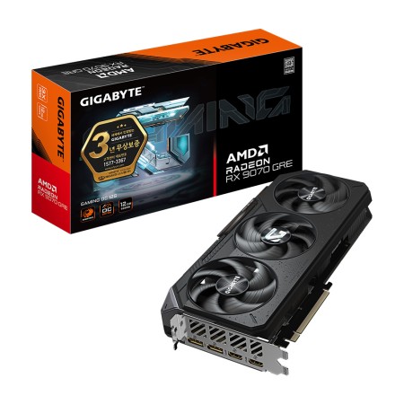 [GIGABYTE] 라데온 <B>RX9070 GRE</B> Gaming OC [D6 12GB] +