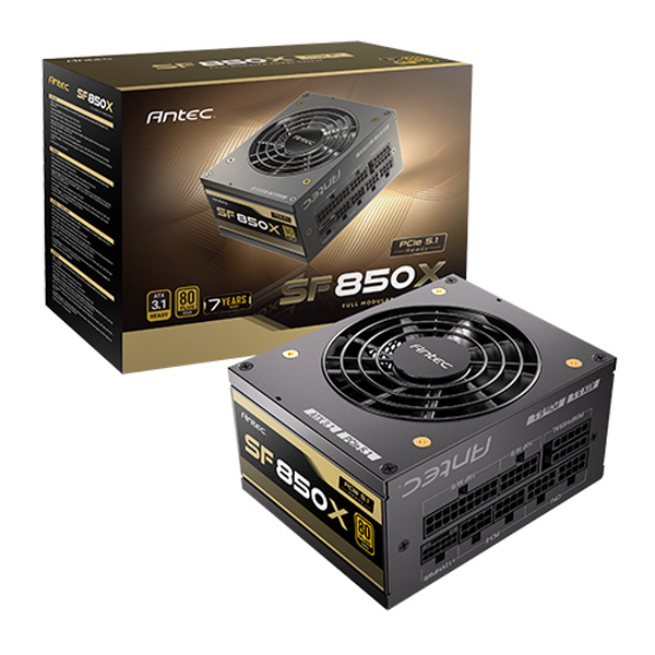 [안텍] 850W 미니 파워  <b>SFX</b> 80+골드 풀모듈러 <B>ATX3.1</B> +