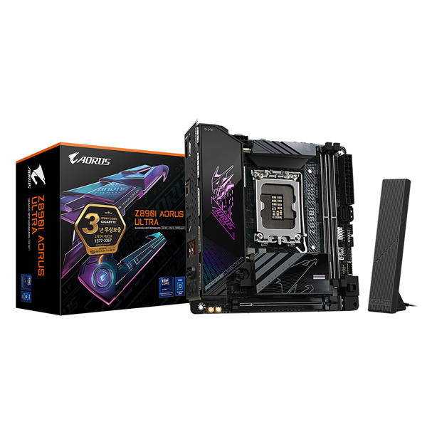 [기가바이트] Z890I AORUS ULTRA (블랙) +