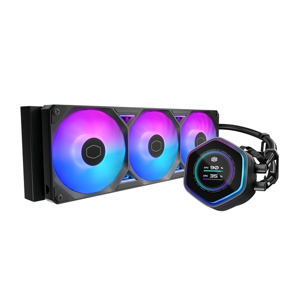 [쿨러마스터] MASTERLIQUID 360 ATMOS II LCD (블랙) +