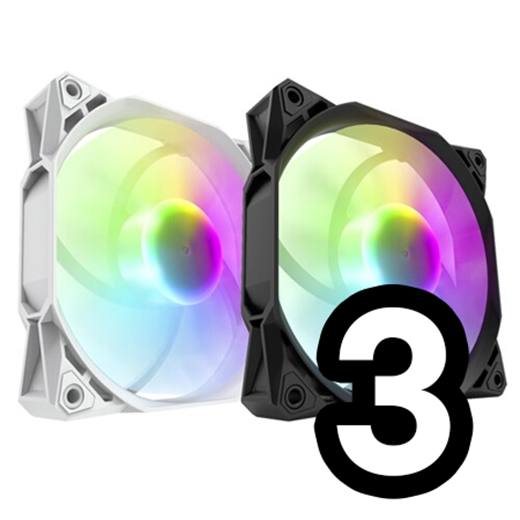 [darkFlash] S101 ARGB 3EA (블랙/화이트) +