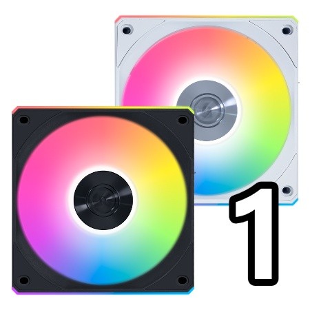 [리안리] UNI FAN CL FLEX 1EA(블랙/화이트) +