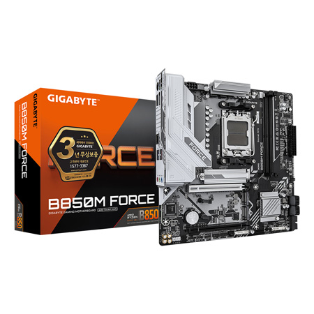 [기가바이트] B850M FORCE (블랙) +