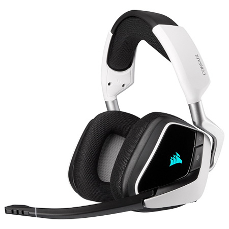 [커세어] [헤드셋] VOID ELITE WIRELESS 화이트 [가상 7.1ch / 무선 / RGB]