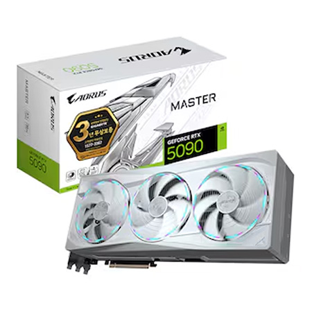 [기가바이트] 지포스 <b>RTX5090</b> AORUS MASTER <b>ICE</b>OC [D7 32GB] +